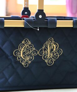 Alternative view of Personalisierter Einkaufskorb Reisenthel • Mit Monogramm oder Namen bestickt • Geschenk für Sie