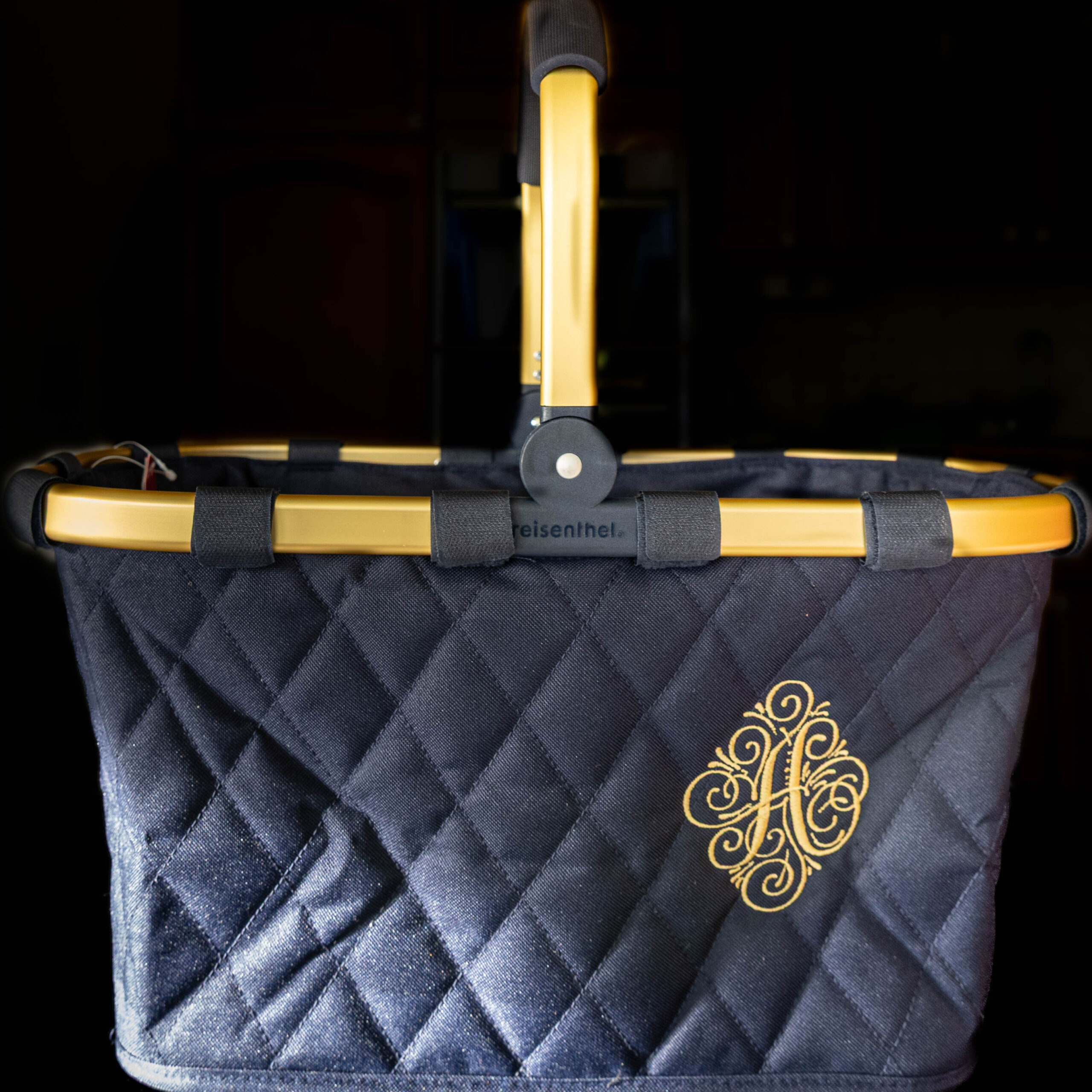 Personalisierter Einkaufskorb Reisenthel • Mit Monogramm oder Namen bestickt • Geschenk für Sie – Bild 15