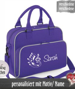 Alternative view of Notentasche mit Name | Personalisierte Tasche mit Seitenfach für den Musikunterricht
