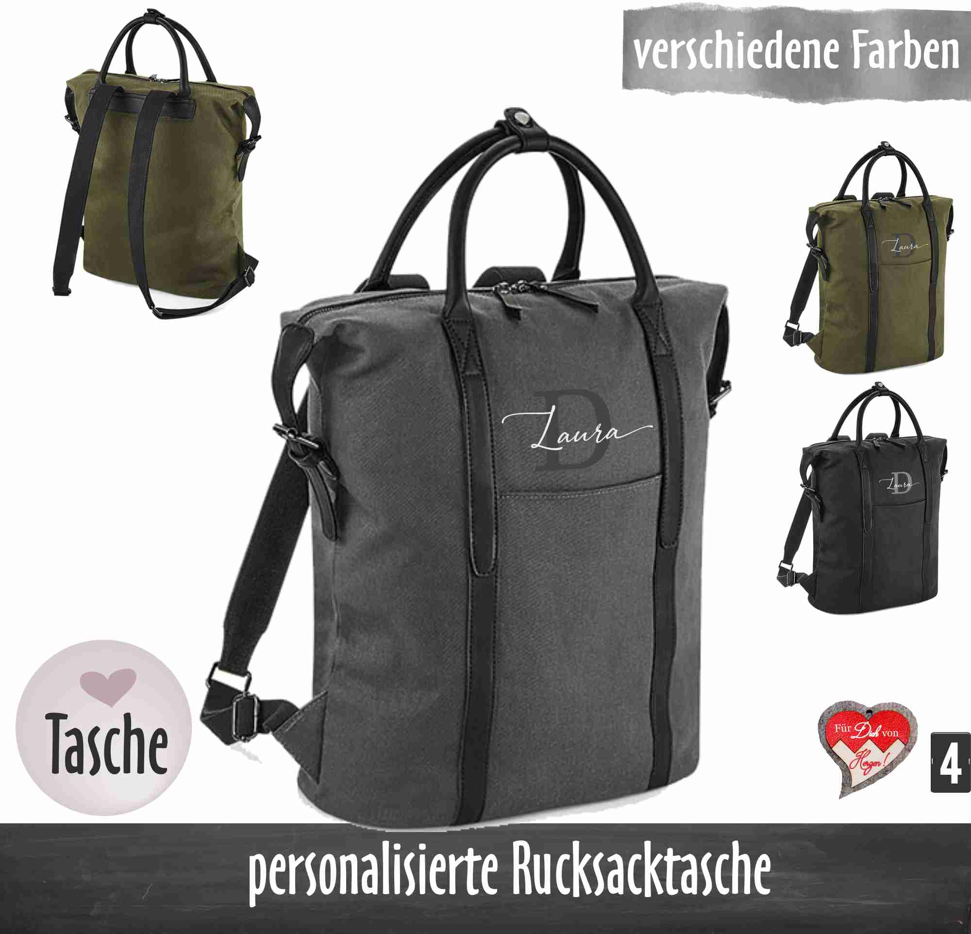 Ferragamo Leder Rucksack mit Monogramm Damen Taschen Rucksäcke 