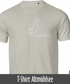 Alternative view of T-Shirt mit minimalistischem Altmühlsee Motiv