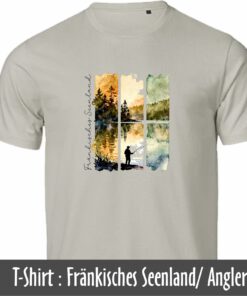 Alternative view of T-Shirt Fränkisches Seenland Natur
